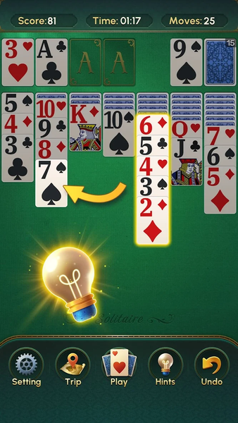 Solitaire:Classic Deluxe Cards - عکس بازی موبایلی اندروید