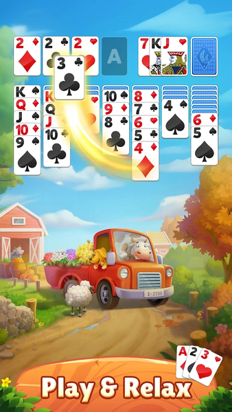 Solitaire: Sunny's Valley - Gameplay image of android game