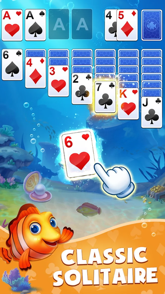 Solitaire: Fish Master - Gameplay image of android game
