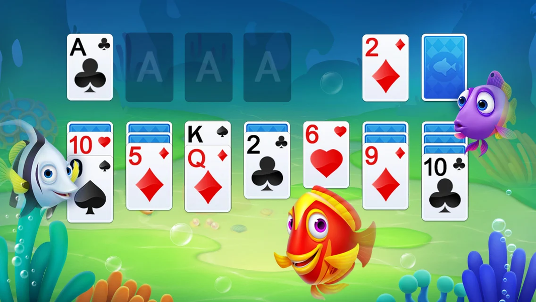 Solitaire 3D Fish - Image screenshot of android app