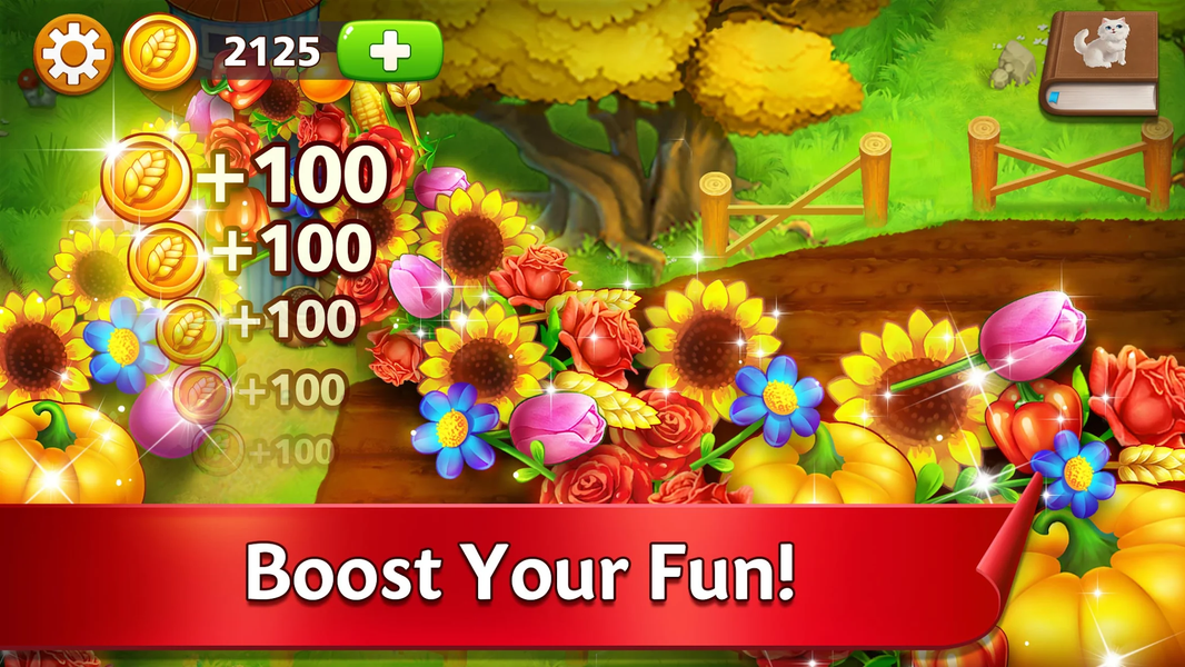 Solitaire Garden TriPeak Story - Gameplay image of android game