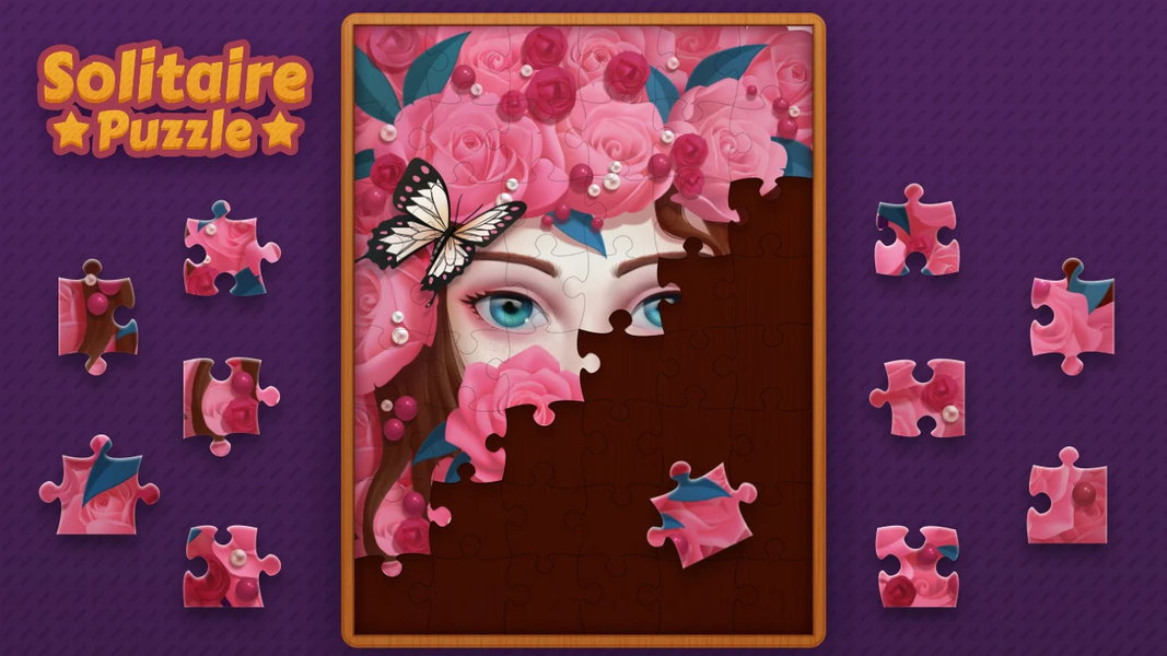 Solitaire Jigsaw kingdom - عکس برنامه موبایلی اندروید