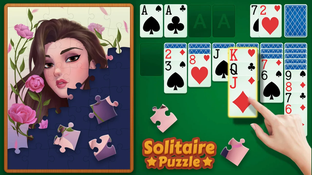 Solitaire Jigsaw kingdom - عکس برنامه موبایلی اندروید
