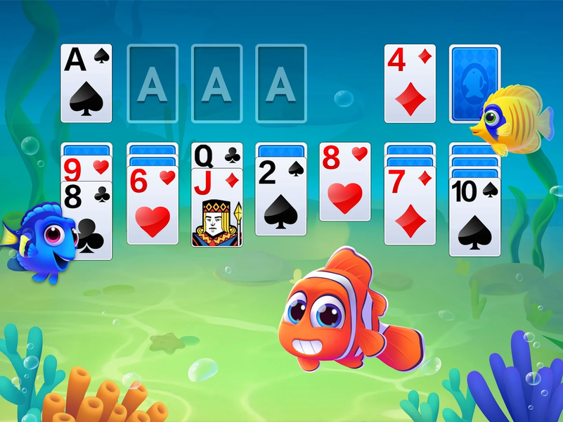 Solitaire Fish - عکس بازی موبایلی اندروید