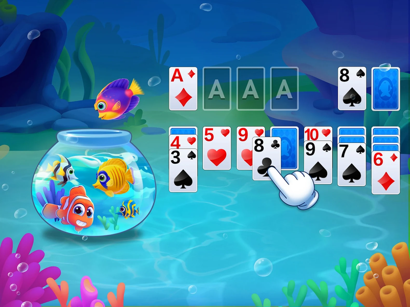 Solitaire Fish - عکس بازی موبایلی اندروید
