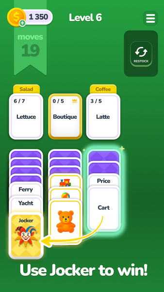 Word Solitaire: Categories - عکس بازی موبایلی اندروید
