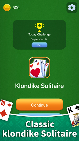 Classic Solitaire - Gameplay image of android game