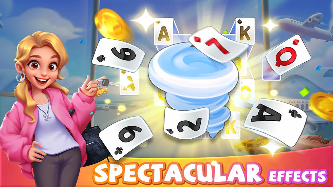 Solitaire Good Times - Gameplay image of android game