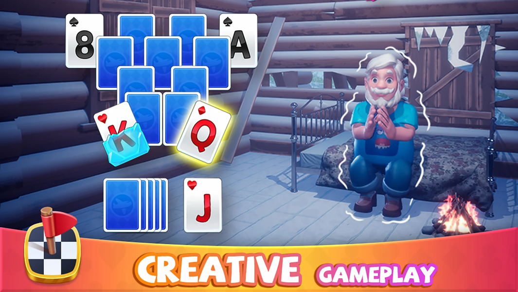 Solitaire Good Times - Gameplay image of android game