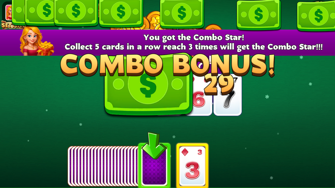 Solitaire cash - Gameplay image of android game