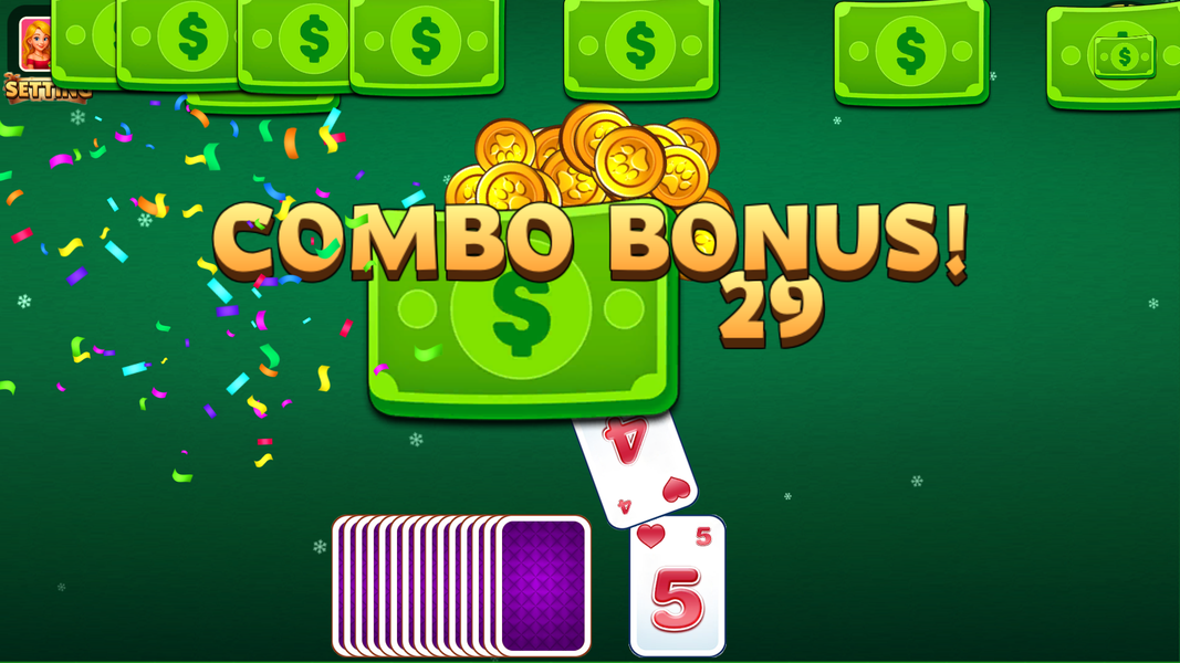 Solitaire cash - Gameplay image of android game