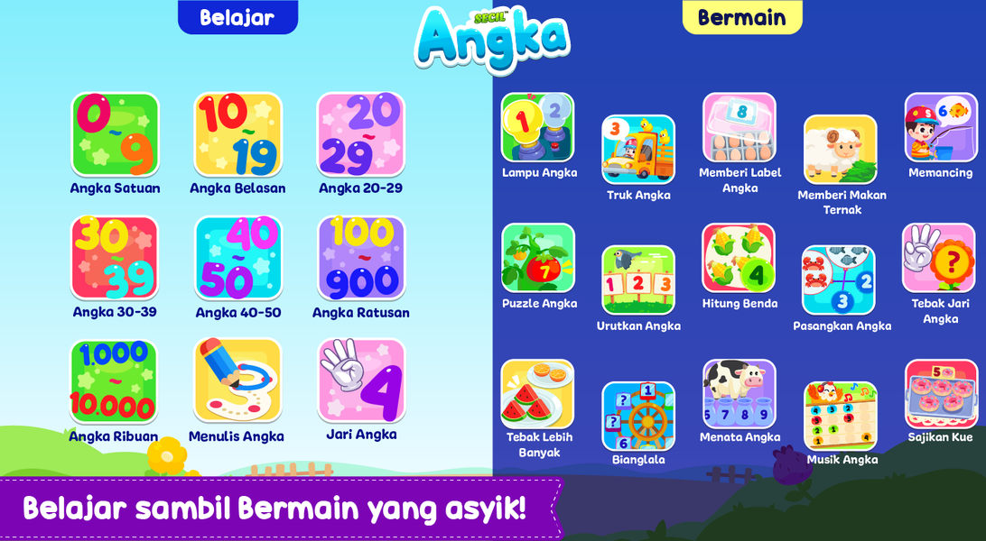 Belajar Angka + Suara - Image screenshot of android app