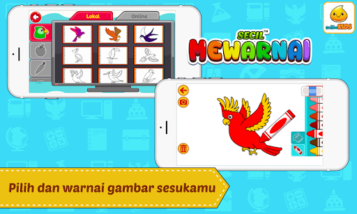 Buku Gambar dan Mewarnai Anak - Image screenshot of android app