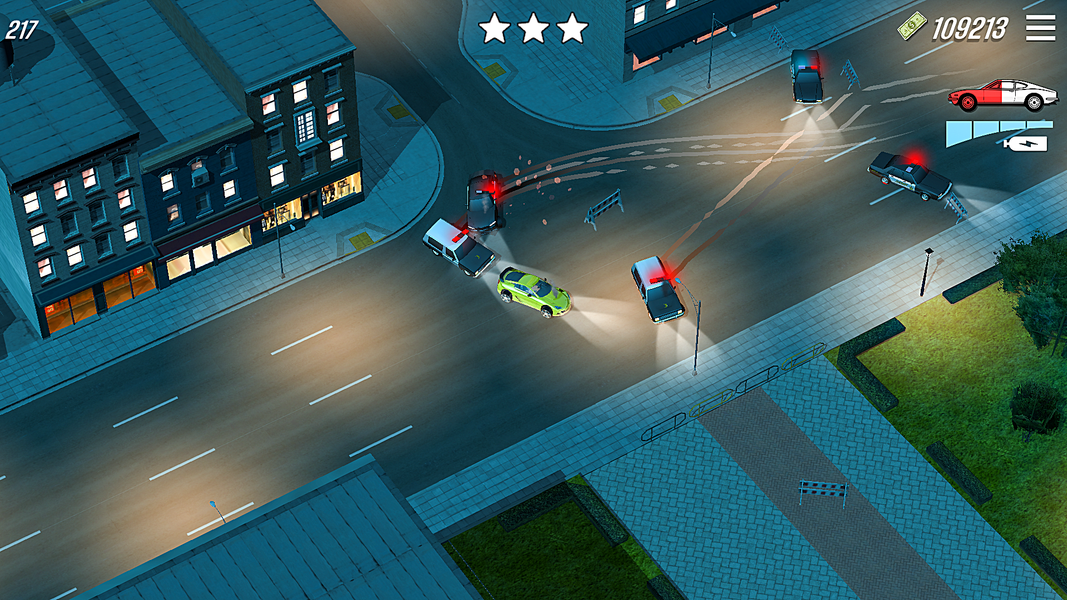 Mad Pursuit: Police Car Chase - Gameplay image of android game