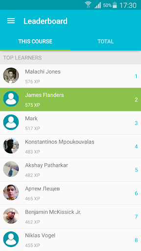 Learn JavaScript - Image screenshot of android app