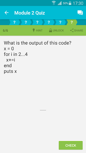 Learn Ruby - Image screenshot of android app