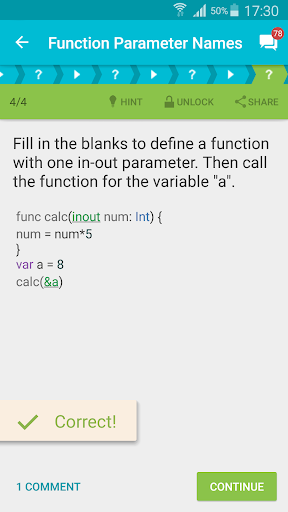 Learn Programming with Swift - Image screenshot of android app