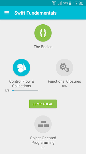 Learn Programming with Swift - Image screenshot of android app