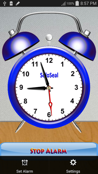 Analog Alarm Clock - عکس برنامه موبایلی اندروید