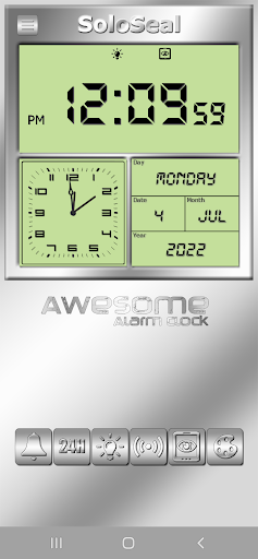 Awesome Alarm Clock - عکس برنامه موبایلی اندروید