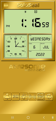 Awesome Alarm Clock - عکس برنامه موبایلی اندروید