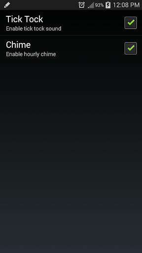 Tick Tock Pendulum Clock - Image screenshot of android app