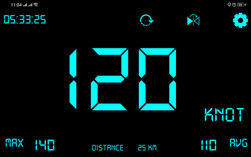 Digital GPS Speedometer - Image screenshot of android app