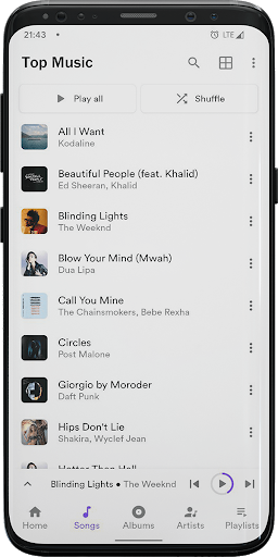 Top Music Player - Image screenshot of android app