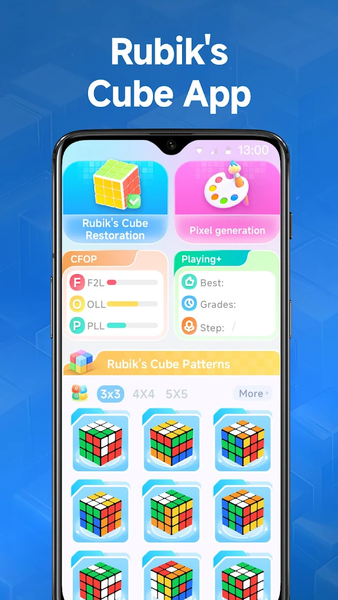 GO Cube Solver - 3D Cube Timer - Image screenshot of android app
