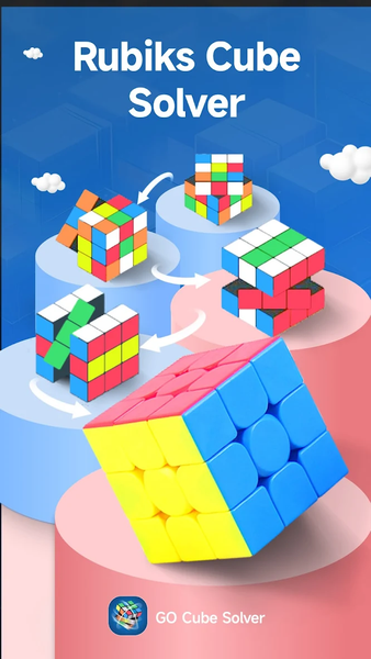 GO Cube Solver - 3D Cube Timer - Image screenshot of android app