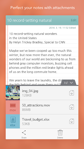 SomNote - Beautiful note app - Image screenshot of android app