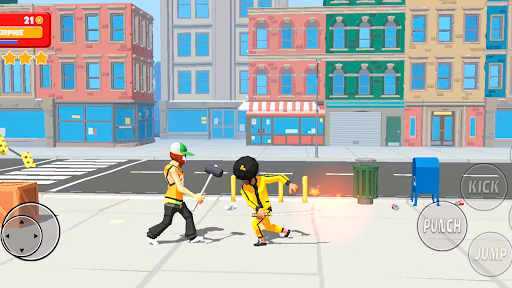City Fighter vs Street Gang - Gameplay image of android game