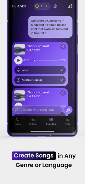 Song GPT | Udio AI - Image screenshot of android app