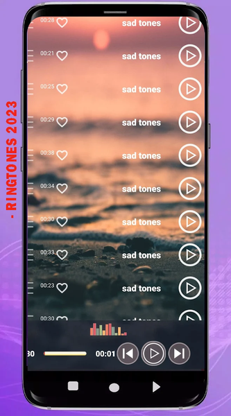 Sad ringtones phone 2024 - عکس برنامه موبایلی اندروید