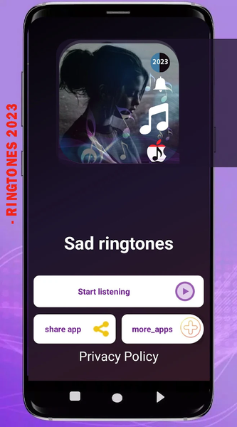 Sad ringtones phone 2024 - عکس برنامه موبایلی اندروید