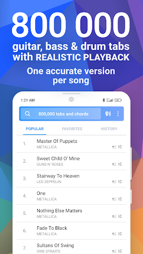 Songsterr Guitar Tabs & Chords - عکس برنامه موبایلی اندروید