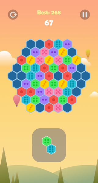 Hex Merge - عکس بازی موبایلی اندروید