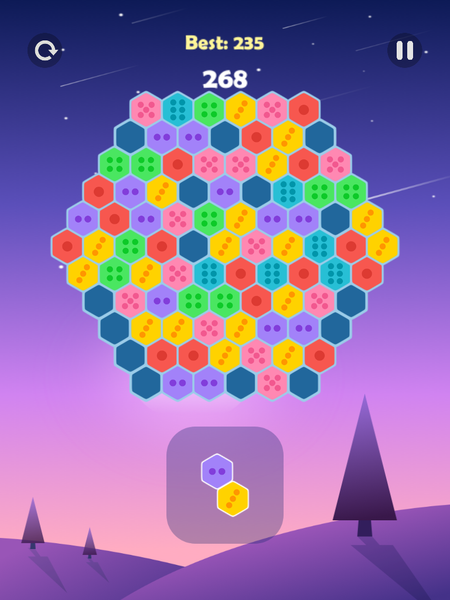 Hex Merge - عکس بازی موبایلی اندروید
