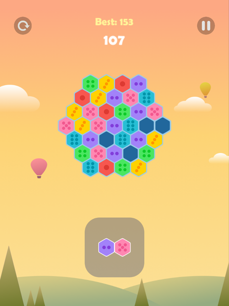 Hex Merge - عکس بازی موبایلی اندروید