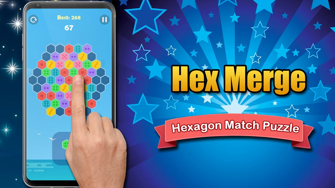 Hex Merge - عکس بازی موبایلی اندروید