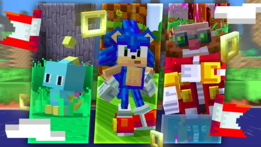 Sonic the Hedgehog in Minecraft Marketplace