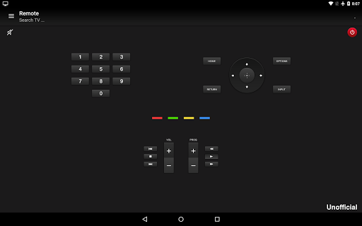 Remote for Sony TV - عکس برنامه موبایلی اندروید