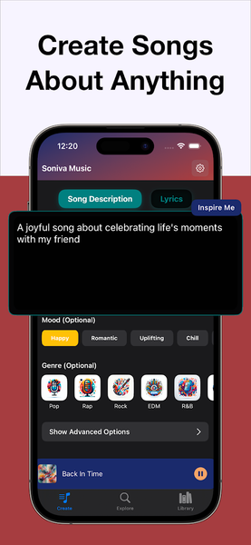 AI Song Maker: Soniva Music - Image screenshot of android app