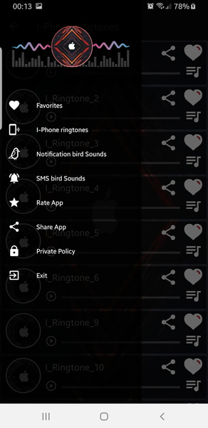 Ringtone for iphone: Android™ - Image screenshot of android app