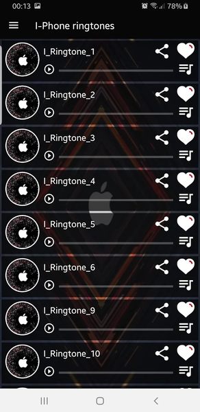 Ringtone for iphone: Android™ - Image screenshot of android app