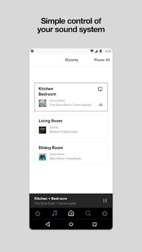 Sonos S1 Controller - عکس برنامه موبایلی اندروید