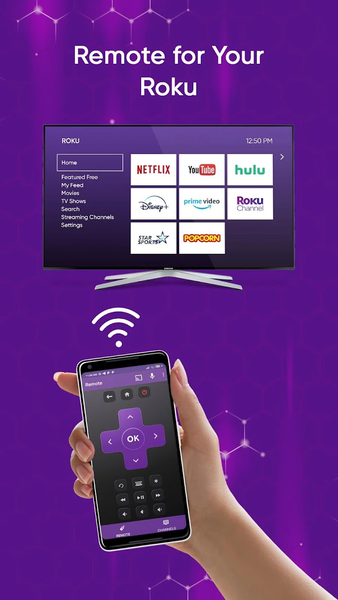 Remote control app for Roku TV - عکس برنامه موبایلی اندروید