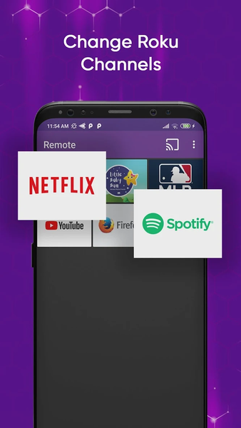 Remote control app for Roku TV - عکس برنامه موبایلی اندروید