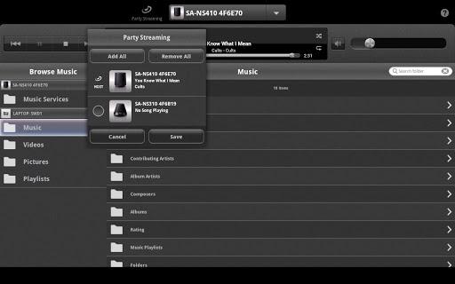 Network Audio Remote - Image screenshot of android app