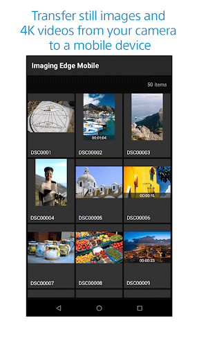 Imaging Edge Mobile - Image screenshot of android app